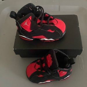 Jordan true flight TD black chrome -university red Noir/Universite rogue/chrome